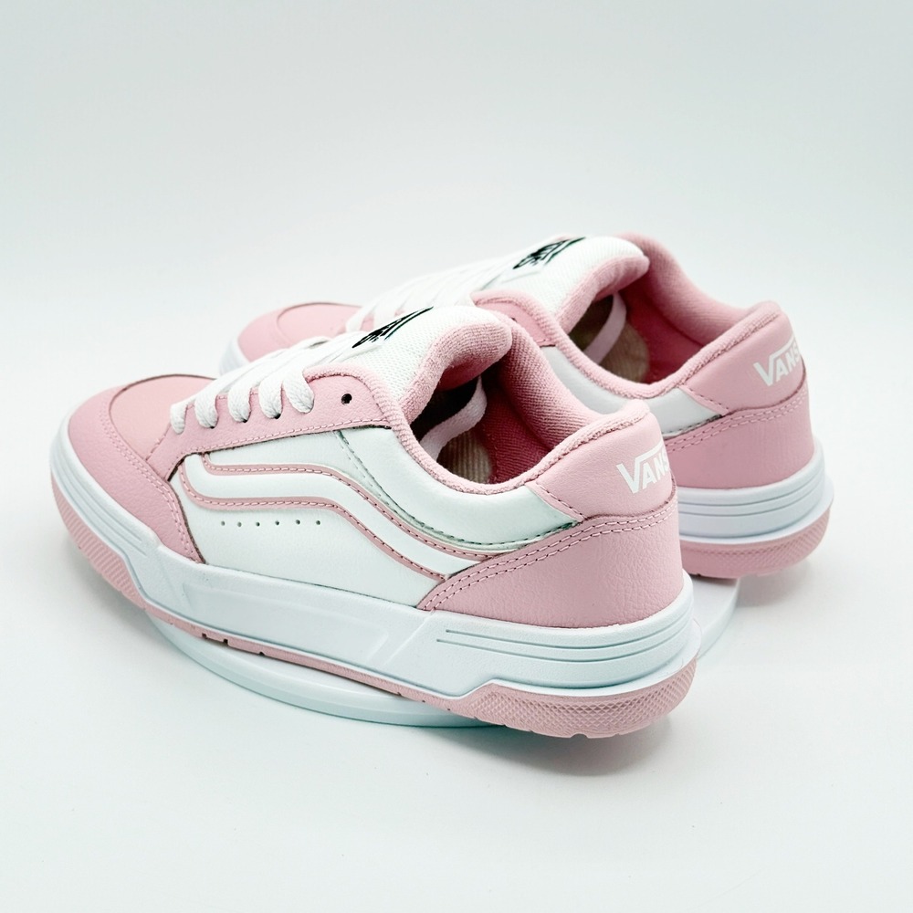 Vans Hylane Kids Size 4.5 Big Girls Pink/White NEW - Picture 5 of 10